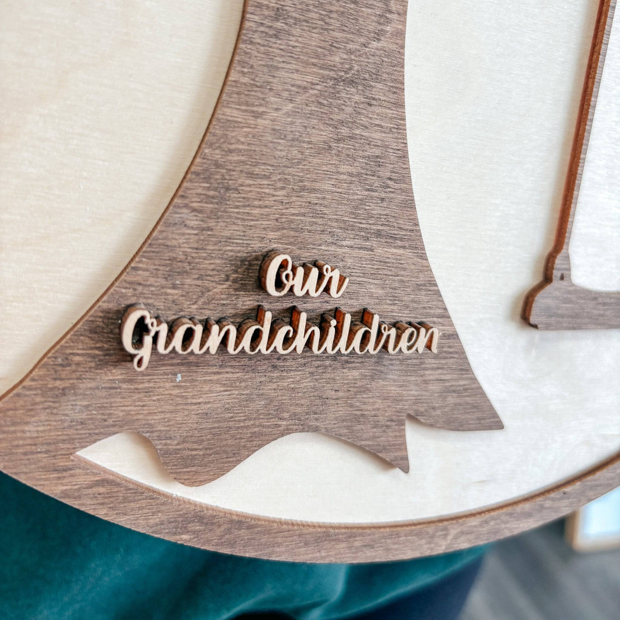 The Family Swing Wood Name Sign - Image 4