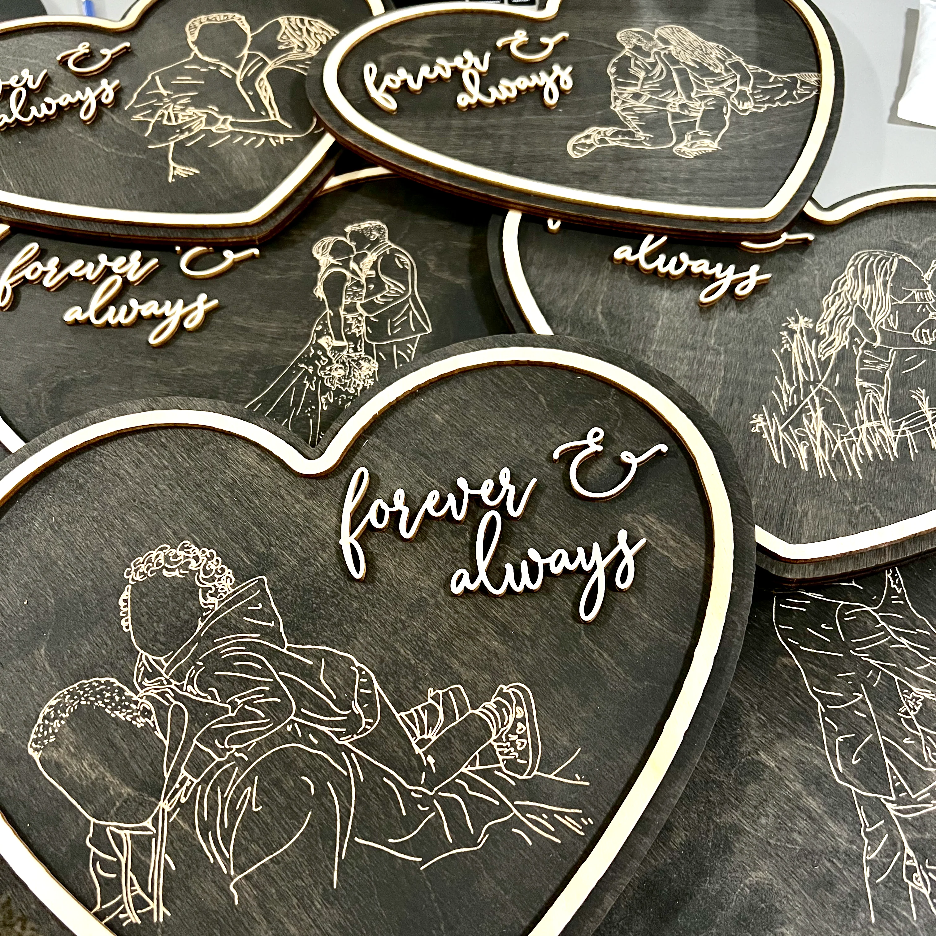 Couples Heart Photo Artwork - Image 4